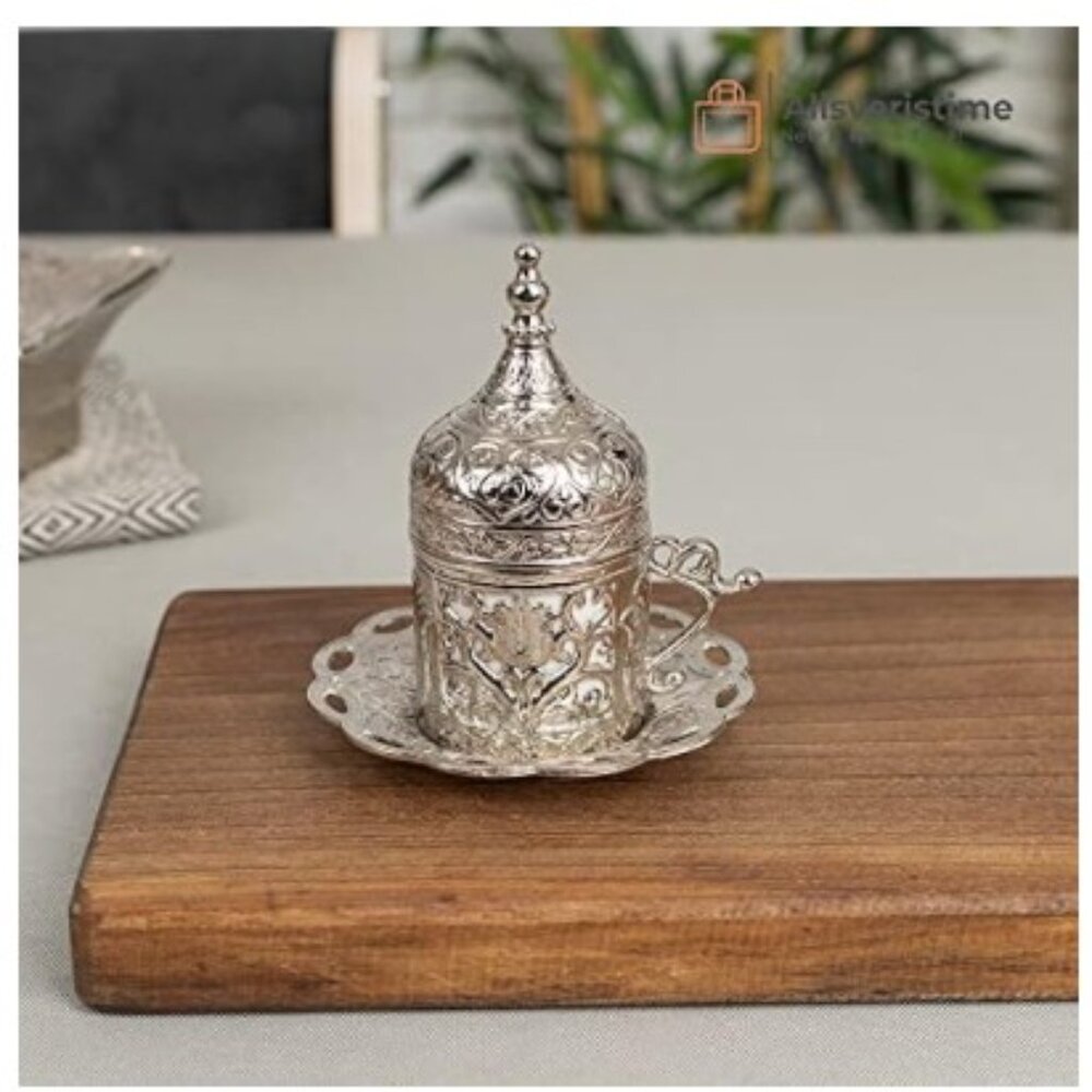 NEW Alisveristime 27 Pc Ottoman Turkish Greek Arabic Coffee Espresso Serving Set - Picture 13 of 14